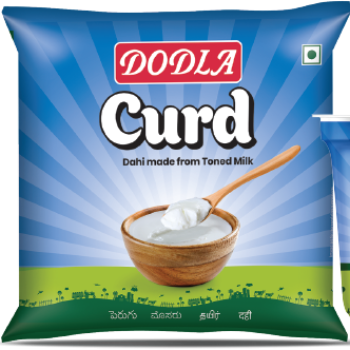 GURUDATT MILK PARLOUR - Dodla Curd 500gm Fresh Thick & Tasty Pack in Vijayapura