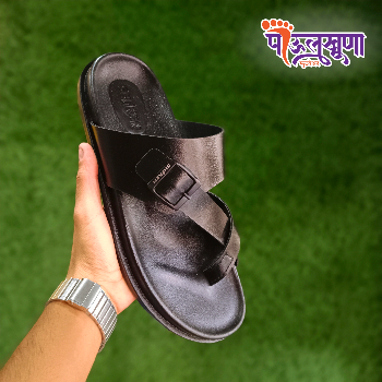  Shiken 01 Comfort Synthetic Leather Chappal PAULKHUNA FOOTWEAR 📍Mohiniraj Temple Road Dr.Hedgewar Chowk - Newasa 414603 -Maharashtra - India
