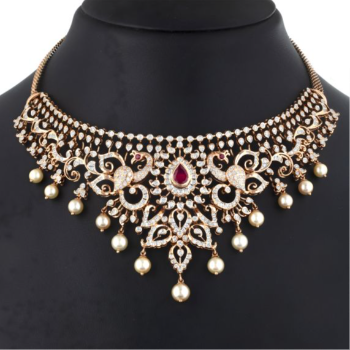 Golden Necklace Elegant Design Women’s Jewellery Saharanpur