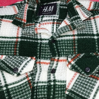 CozyFit Waffle Shirt displayed on a mannequin in Kushinagar store - Image 1