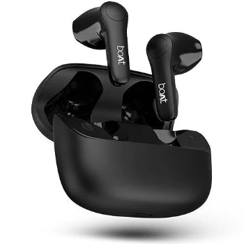 Boat Airpods True Wireless Earbuds displayed in Delhi shop