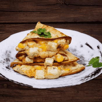 LA PINOZ PIZZA GULMOHAR - Paneer 65 & Cheese Quesadillas in Bhopal