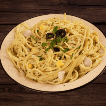 LA PINOZ PIZZA GULMOHAR - Veg Spaghetti Creamy White Cheesy Pasta in Bhopal