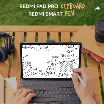 Redmi Pad Pro 5G tablet showcasing its features in Lalganj - Image 4