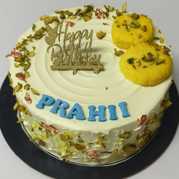 KHUSHI CAKES - Delightful Rasmalai Cake Eggless 500g in Ankleshwar