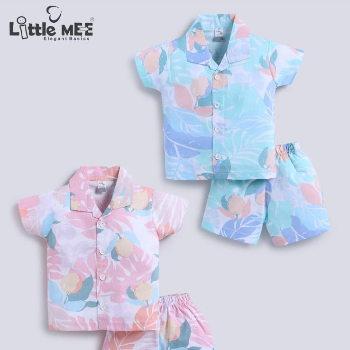 PRATHAM KIDS STORE - Little Mee Summer Jethalal Cotton Kids Dress in Udgir