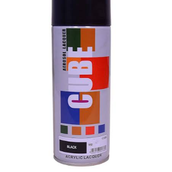 G10  AUTO SPARE AND REPAIR - Cube Black 400ml Multipurpose Aerosol Spray Paint in Panipat