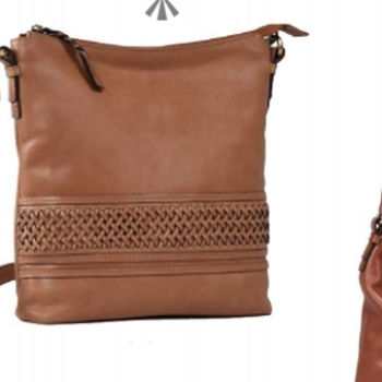 YOGO GLOBAL - Light Tan Leather Crossbody Bag - YOGO in Hooghly