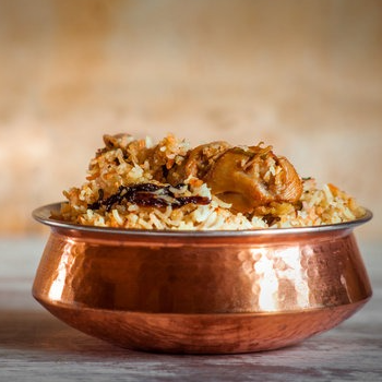 LATHA THE MULTICUISINE FAMILY RESTAURANT - Chicken Biriyani Authentic Spiced Layered Rice Meal in Kalpakkam