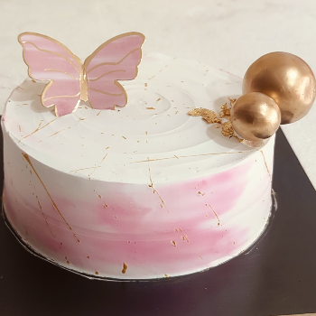 KHUSHI CAKES - Delightful Strawberry Cake Boosts Happiness 500g in Ankleshwar