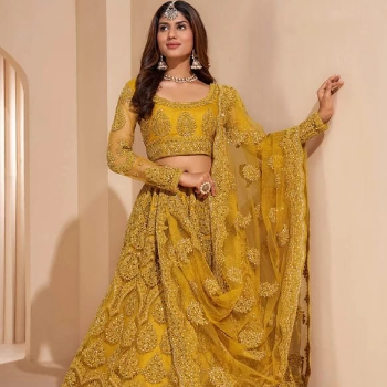 KATHU MONISHA - Elegant Lehenga for Women Partywear Festive Set in Gummidipoondi