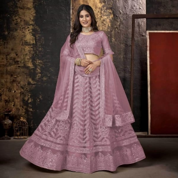 KATHU MONISHA - Elegant Lehenga for Women Party Wear Set in Gummidipoondi