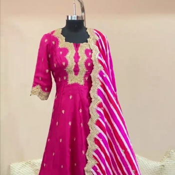  Suit Tunee Elegant Style Ethnic Suit Set AAHID JARI WORKS 216/26 GAUTAM NAGAR, Ajmer, Rajasthan, 305001