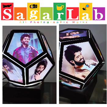 SAGAR LAB - Rotating LED Cube - Karim Nagar Special by Sagar Lab in Karimnagar
