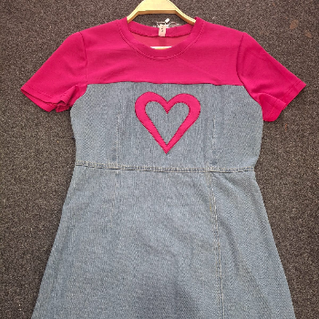 Pink Poppy Girls Frock - Elegant Pink Dress in Nandanvan