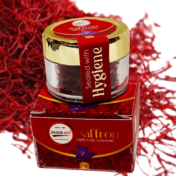 ASHIQ AHMAD - Kashmiri Saffron 1 Gram Pure Kesar Threads in Leh