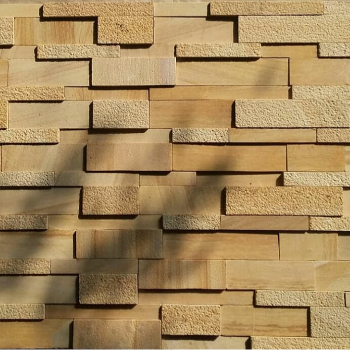 Star Tiles International - Teakwood Sandstone Wall Tiles Cladding in Ateli