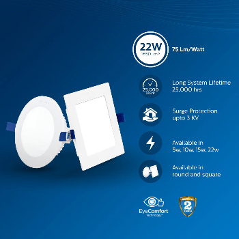 Philips Astra Sleek 22W LED Low-Glare Downlight - Image 1