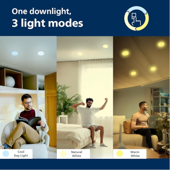 Philips Astra Sleek 15W 3-in-1 Mood LED Downlight - Image 2
