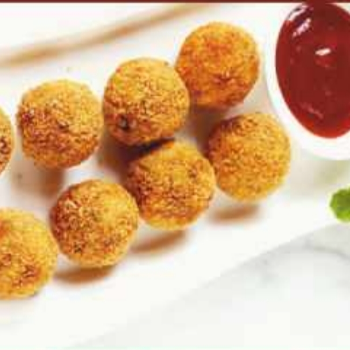 Cheese Balls Crispy Outside Gooey Inside Snack - Image 1