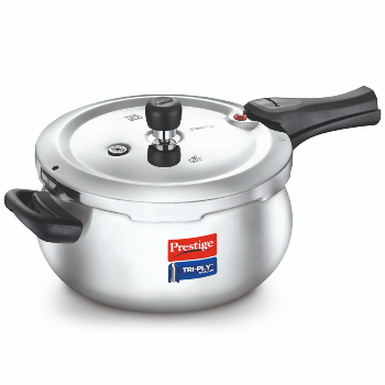 HINDUSTHAN ALLUMINIUM - Prestige Svachh Tri-Ply Handi Cooker 3 Litre in Burdwan