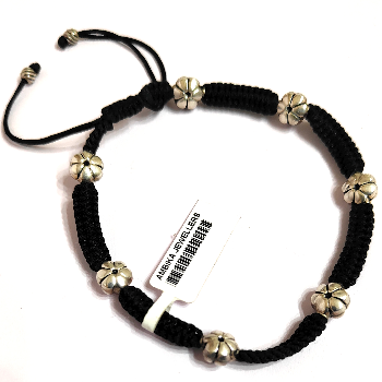 925 Silver Floral Thread Anklet in Ahmedabad - AMBICA JEWELLERS