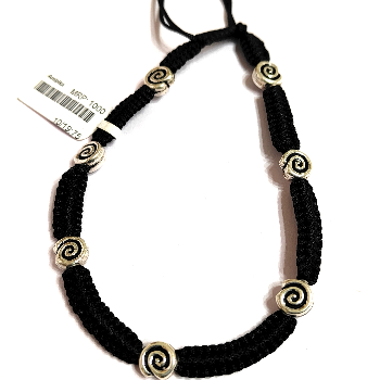 925 Silver Black Thread Anklet for Daily Wear - AMBICA JEWELLERS