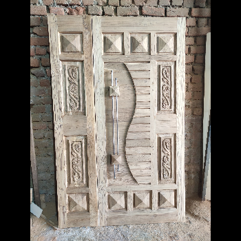 HANIYA TIMBER MART - Joddi Palla Sagwan Teak Wood Premium Door in Nagpur