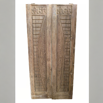 HANIYA TIMBER MART - Joddi Palla Sagwan in CNC Designer Teak Door in Nagpur