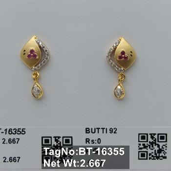 Gold Butti Elegant Traditional Designer Accessory - SHREE RANG JEWELLERS