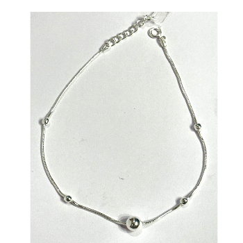 Ambica Classic 925 Silver Anklet Charm