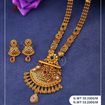 Gold Long Set Elegant Luxury Necklace Jewellery