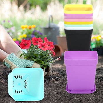  Designer Plastic Plant Pots Outdoor Décor CALCUTTA TIRPAL TRADERS NX LOWER GROUND FLOOR   SHOP NO G7 GLOBAL  TOWER  EASTERN BY PASS GHOGOMALI