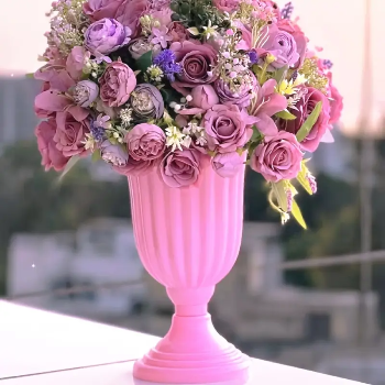  Designer Plastic Flower Vase - Modern Decor CALCUTTA TIRPAL TRADERS NX LOWER GROUND FLOOR   SHOP NO G7 GLOBAL  TOWER  EASTERN BY PASS GHOGOMALI