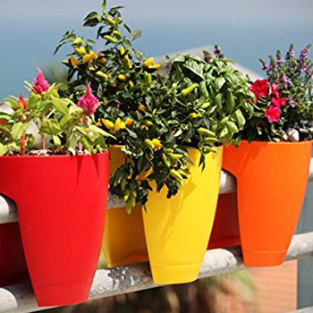  Stylish Railing Hook Pots for Balcony CALCUTTA TIRPAL TRADERS NX LOWER GROUND FLOOR   SHOP NO G7 GLOBAL  TOWER  EASTERN BY PASS GHOGOMALI