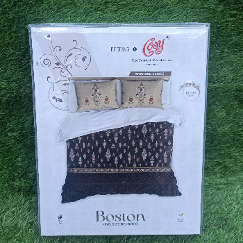 Boston King Size Bedsheet Set in Delhi by Cosy®️ - Image 5