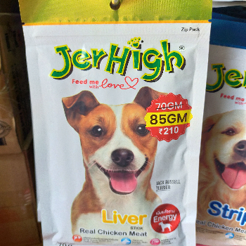  Jerhigh Liver Healthy Dog Treat Sticks ARORA PETS SHOP NO.3D/171 MARKET NO.3, N.I.T FARIDABAD, Haryana, 121001