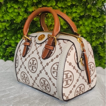 Tory Burch T Monogram Barrel Petite Bag Chic Arm Candy - Image 1