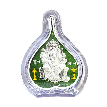999 Silver Leaf Stand Divine Gift Collection - AMBICA JEWELLERS