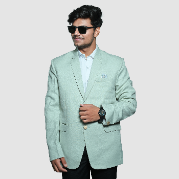 Men's Blazzer Slim Fit 2-Button Formal Coat - Image 2