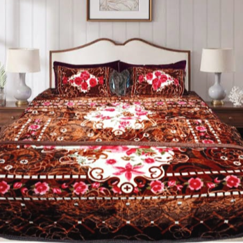 Velvet Wedding Bed Set displayed in an elegant bedroom setting, Unique Home Interiors, Adityanagar. - Image 2