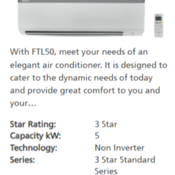 DAS GLOBAL TRADING COMPANY - Daikin 1.5 Ton Non Inverter 3 Star Split AC in Hooghly
