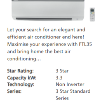 DAS GLOBAL TRADING COMPANY - Daikin 1.0 Ton 3 Star Non Inverter Split AC in Hooghly