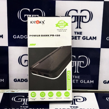  ICCONX Power Bank 10,000mAh Dual USB Fast Charging THE GADGET GLAM Shop-2 THE GADGET GLAM Skywalk, Chenpur Rd, Near Godrej Garden City, Jagatpur, Gota,