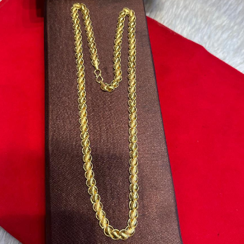 Elegant Gold Chain Hallmark Certified Jewellery - NAKODA JEWEL PARK