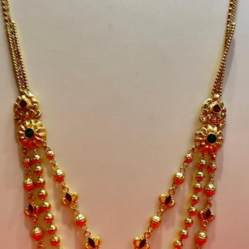 Three-Layer Gold-Plated Haar with Pendant - Image 3