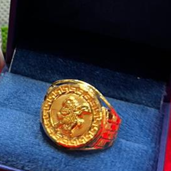 Lord Hanuman Gold Ring for Strength & Devotion - NAKODA JEWEL PARK