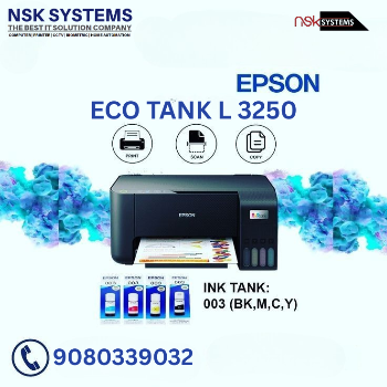  Epson L3250 Wi-Fi EcoTank All-in-One Printer N S K SYSTEMS Erode 114/15A AMARAVATI STREET, Veerappanchatram, Tamil Nadu, 638004