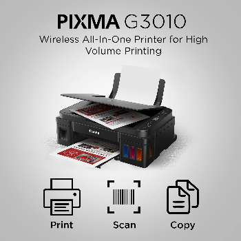  Canon Pixma G3010 Wi-Fi All-in-One Printer N S K SYSTEMS Erode 114/15A AMARAVATI STREET, Veerappanchatram, Tamil Nadu, 638004
