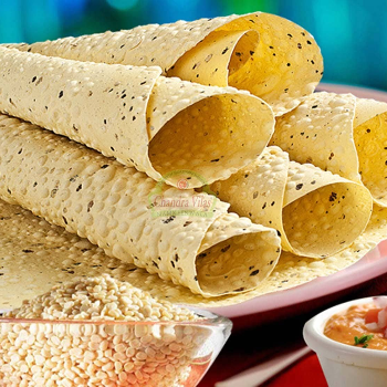 Crispy Punjabi Papad & Peanut Masala Snack - Image 1